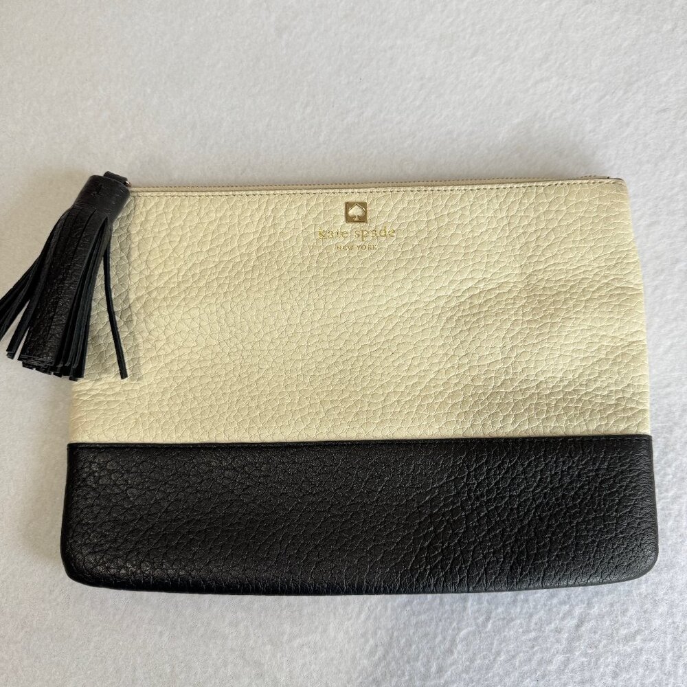 KATE SPADE Southport Avenue Gia Two Toned Clutch Purse